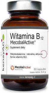 Vitamin B12 Mecobalactice Methylcobalamin 500mcg 60 Kapseln KENAY